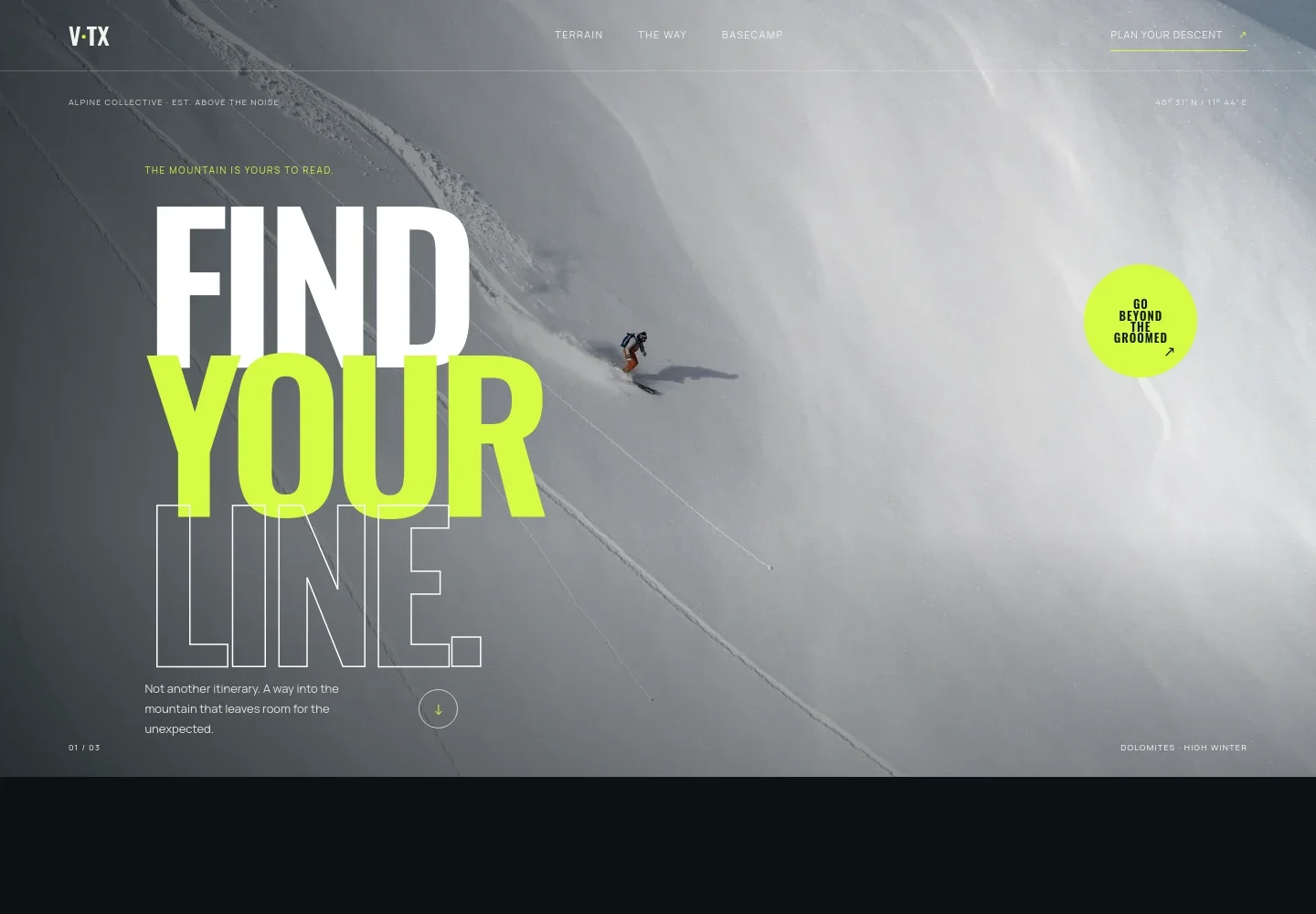 Ski Website Template