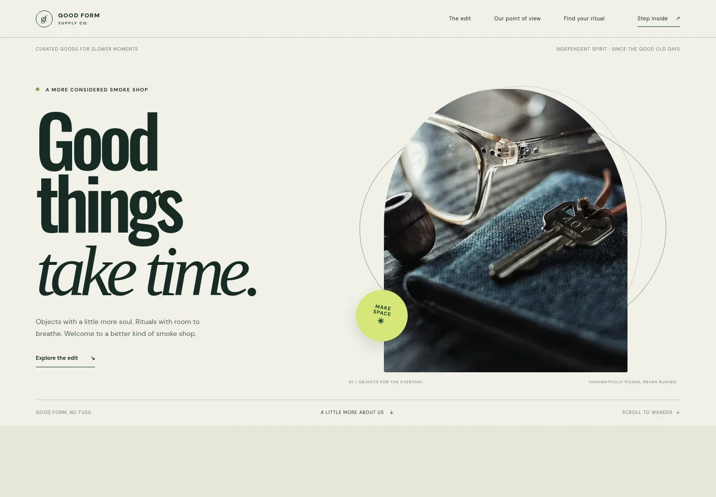 Smoke Shop Website Template