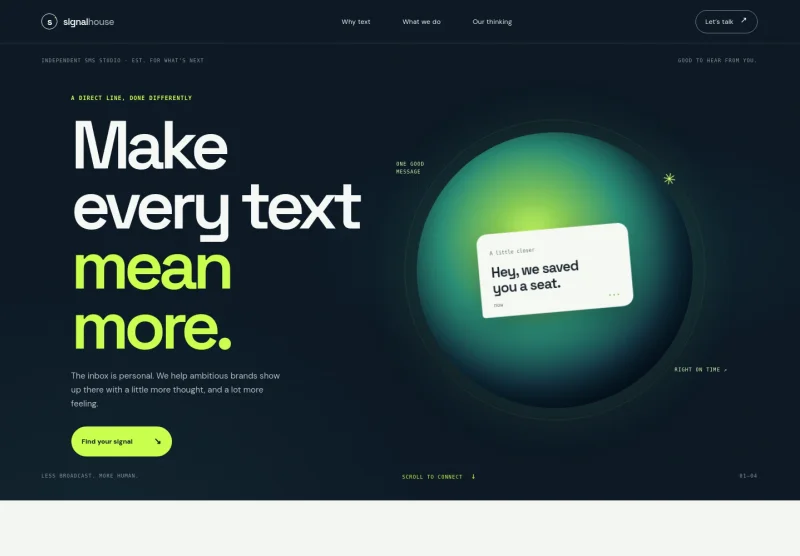 SMS Service Website Template