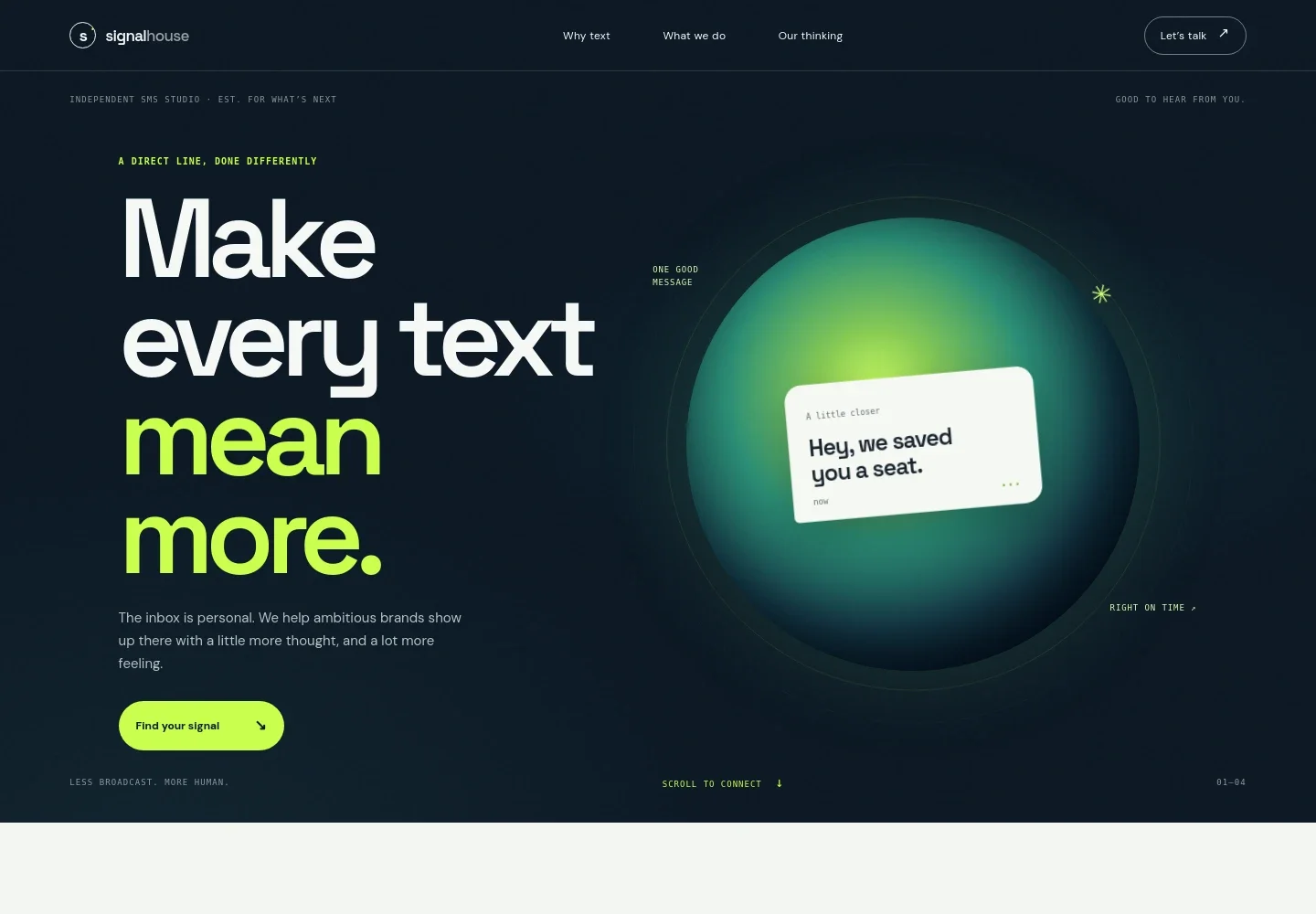SMS Service Website Template