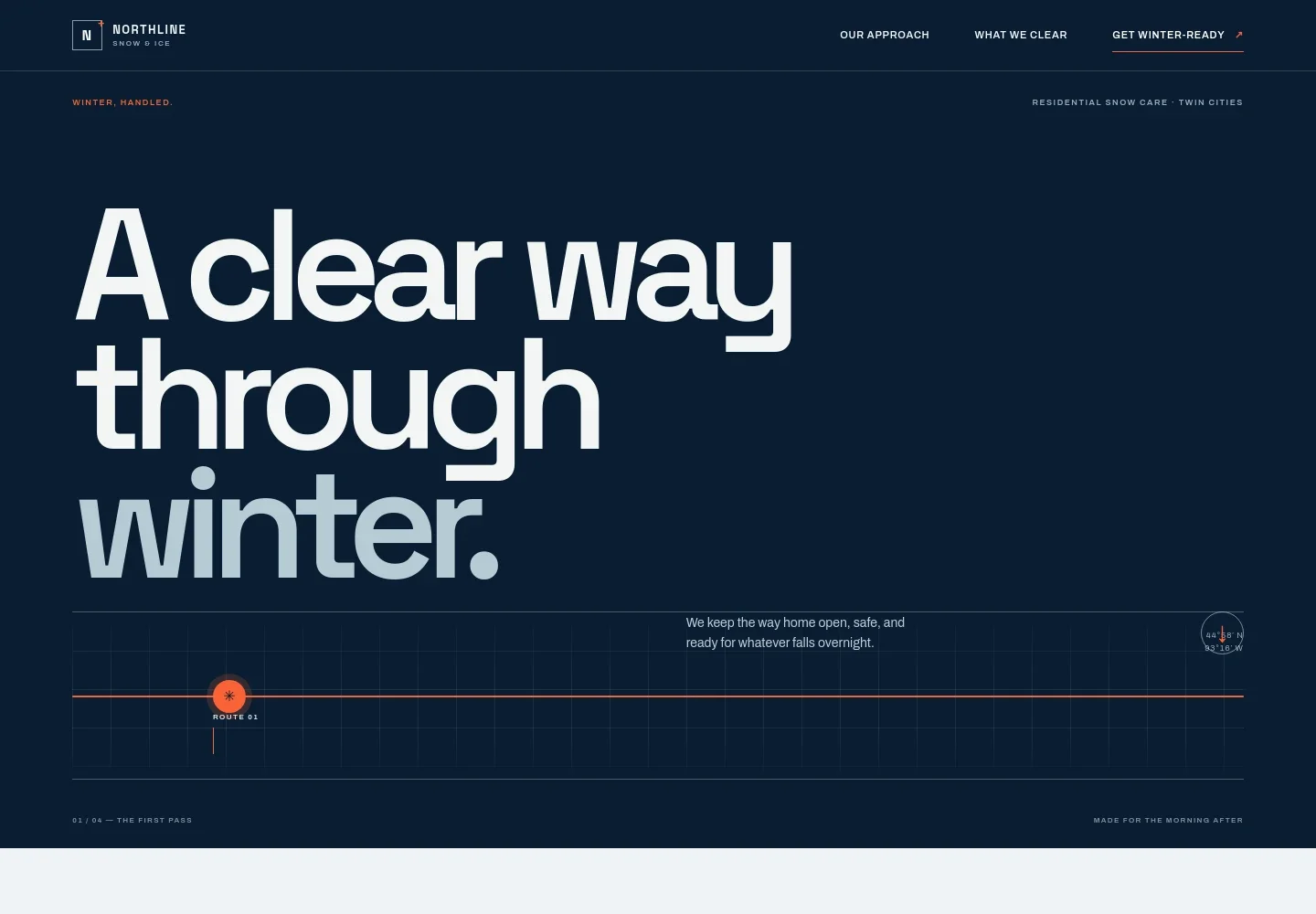 Snow Removal Service Website Template