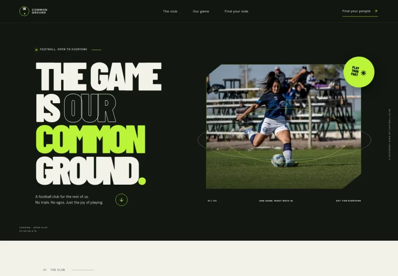 Soccer Website Template