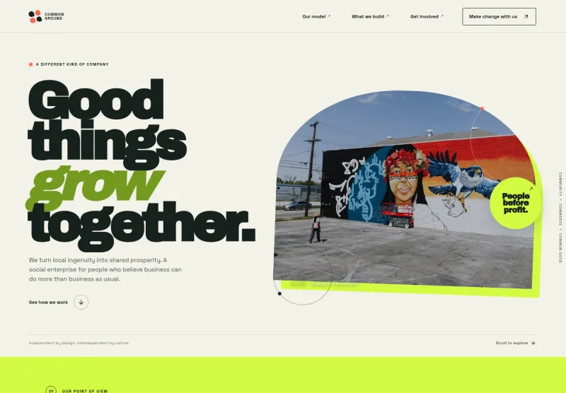 Social Enterprise Website Template