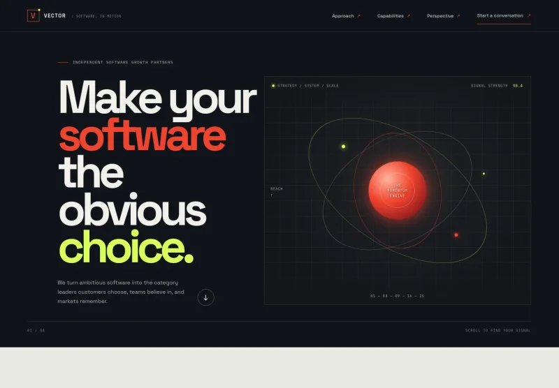 Software Sales Website Template