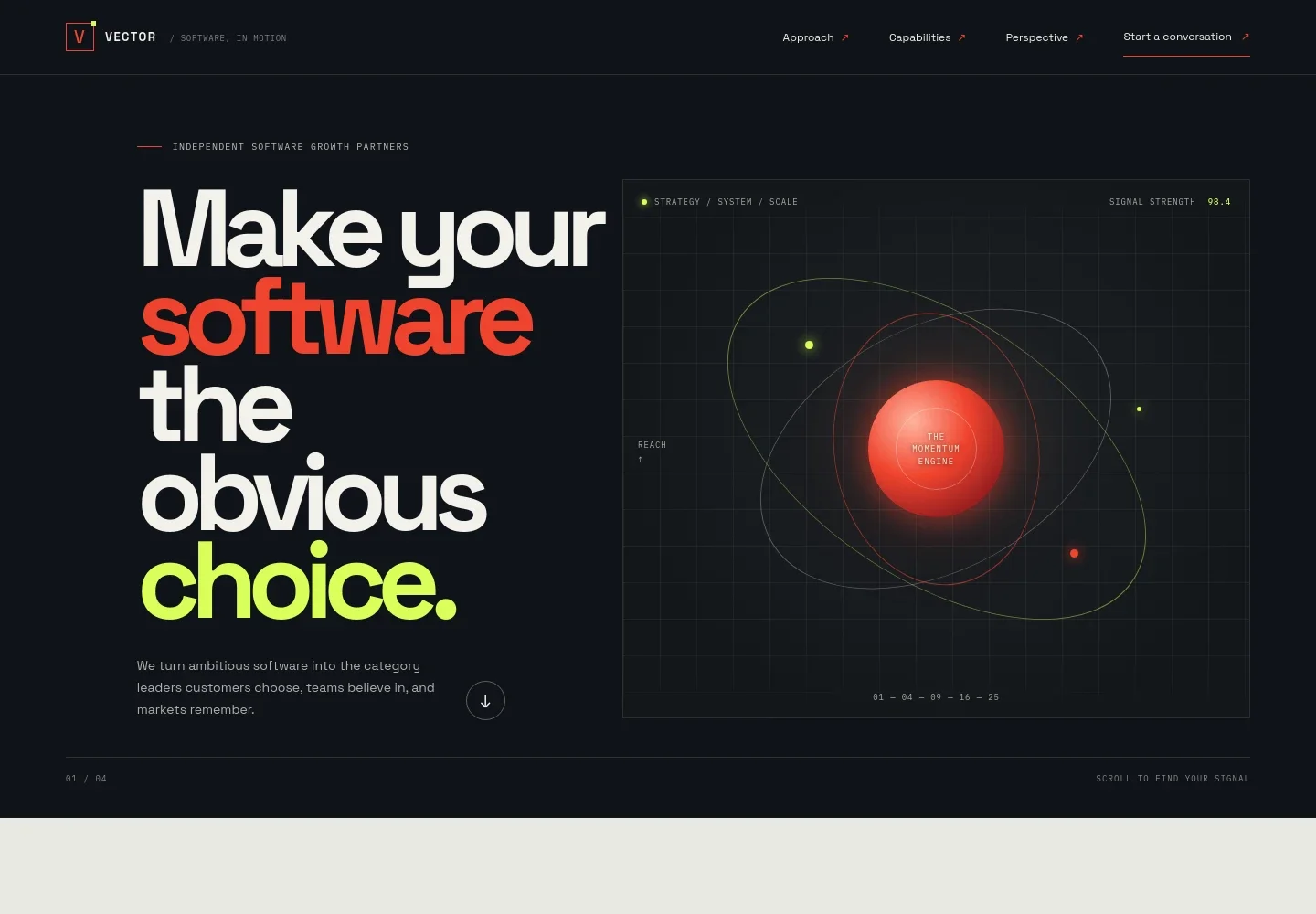 Software Sales Website Template
