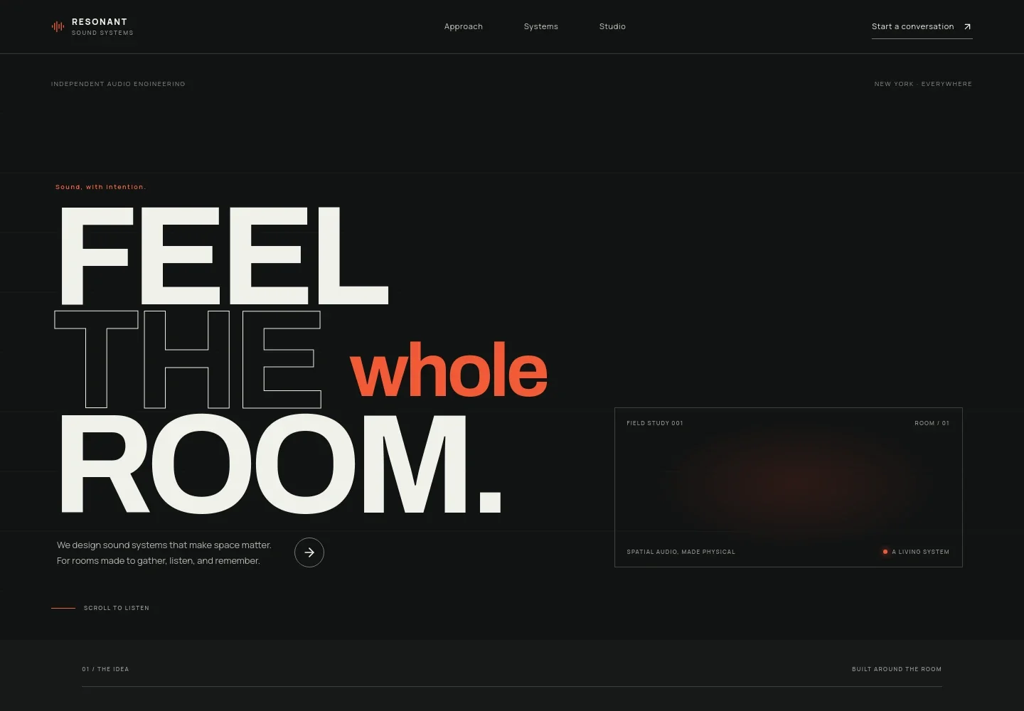 Sound System Website Template