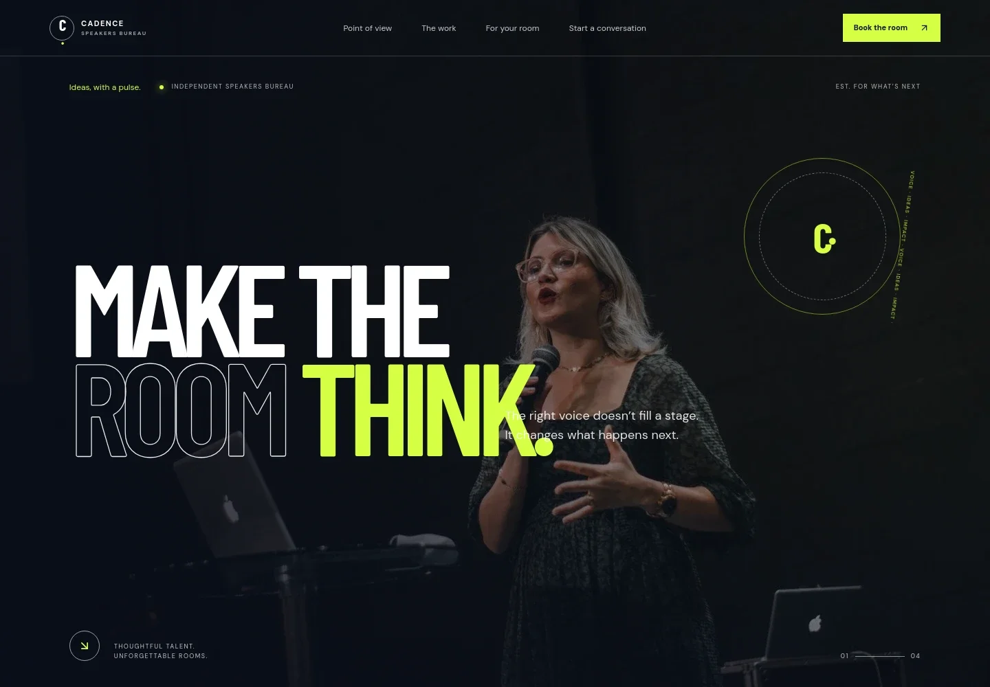 Speaker Website Template