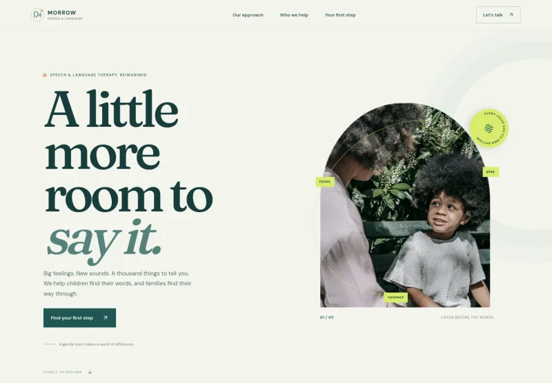 Speech Therapist Website Template