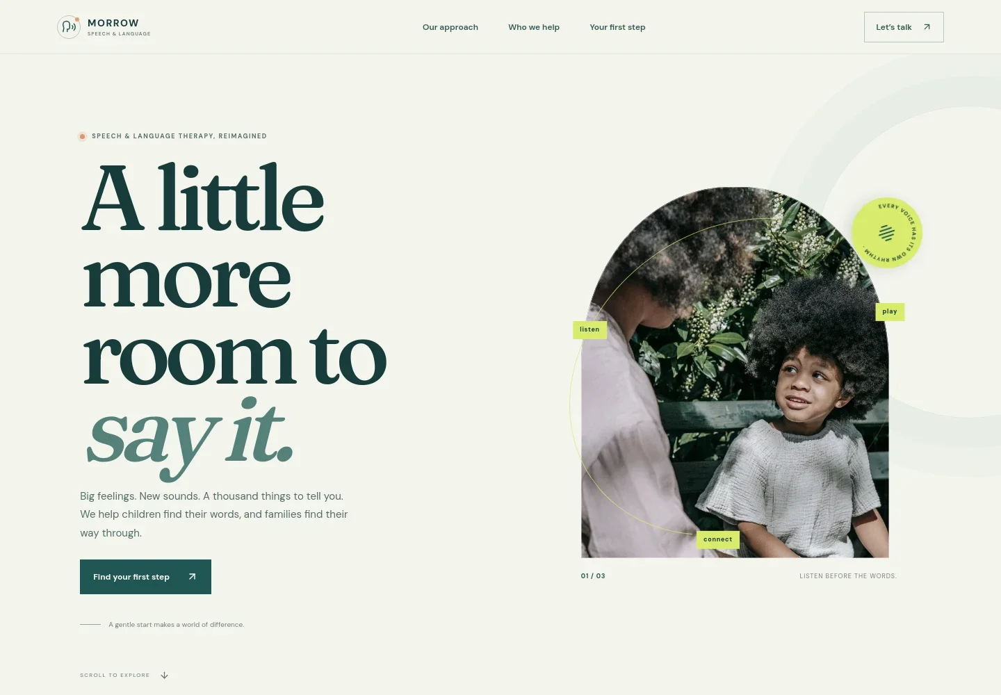 Speech Therapist Website Template