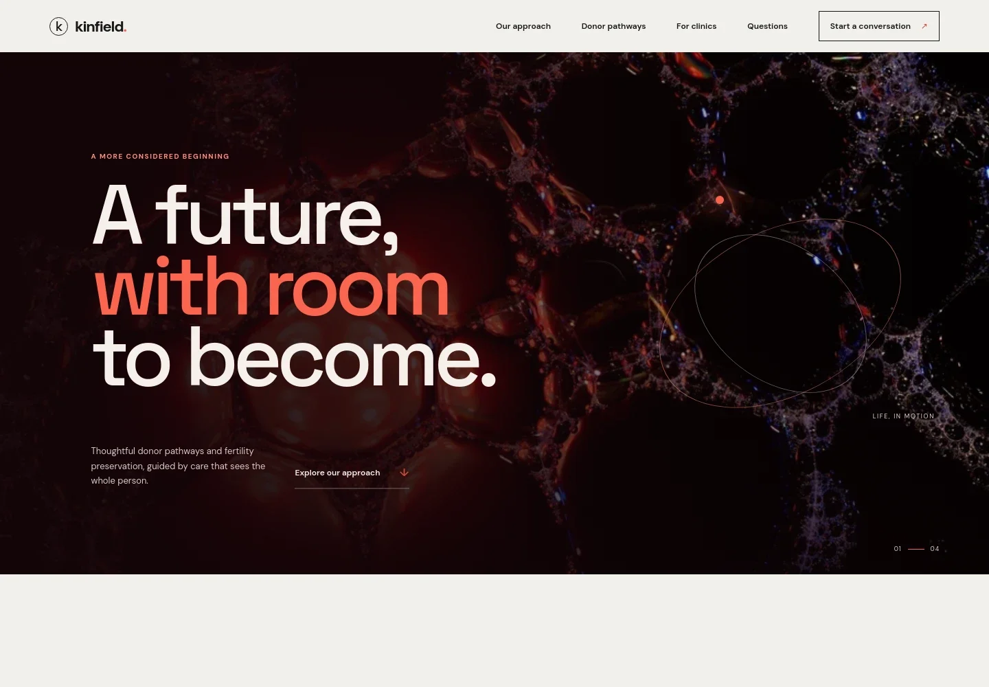 Sperm Bank Website Template