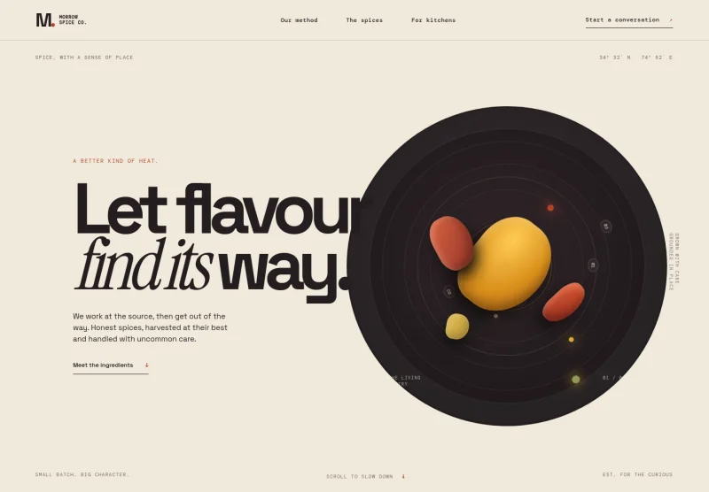 Spices Website Template