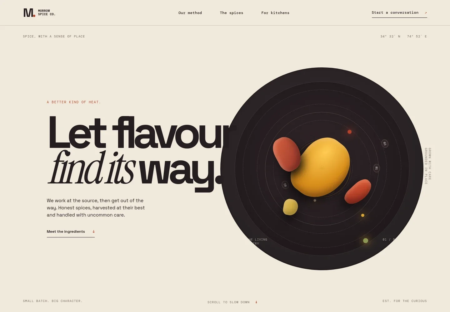 Spices Website Template