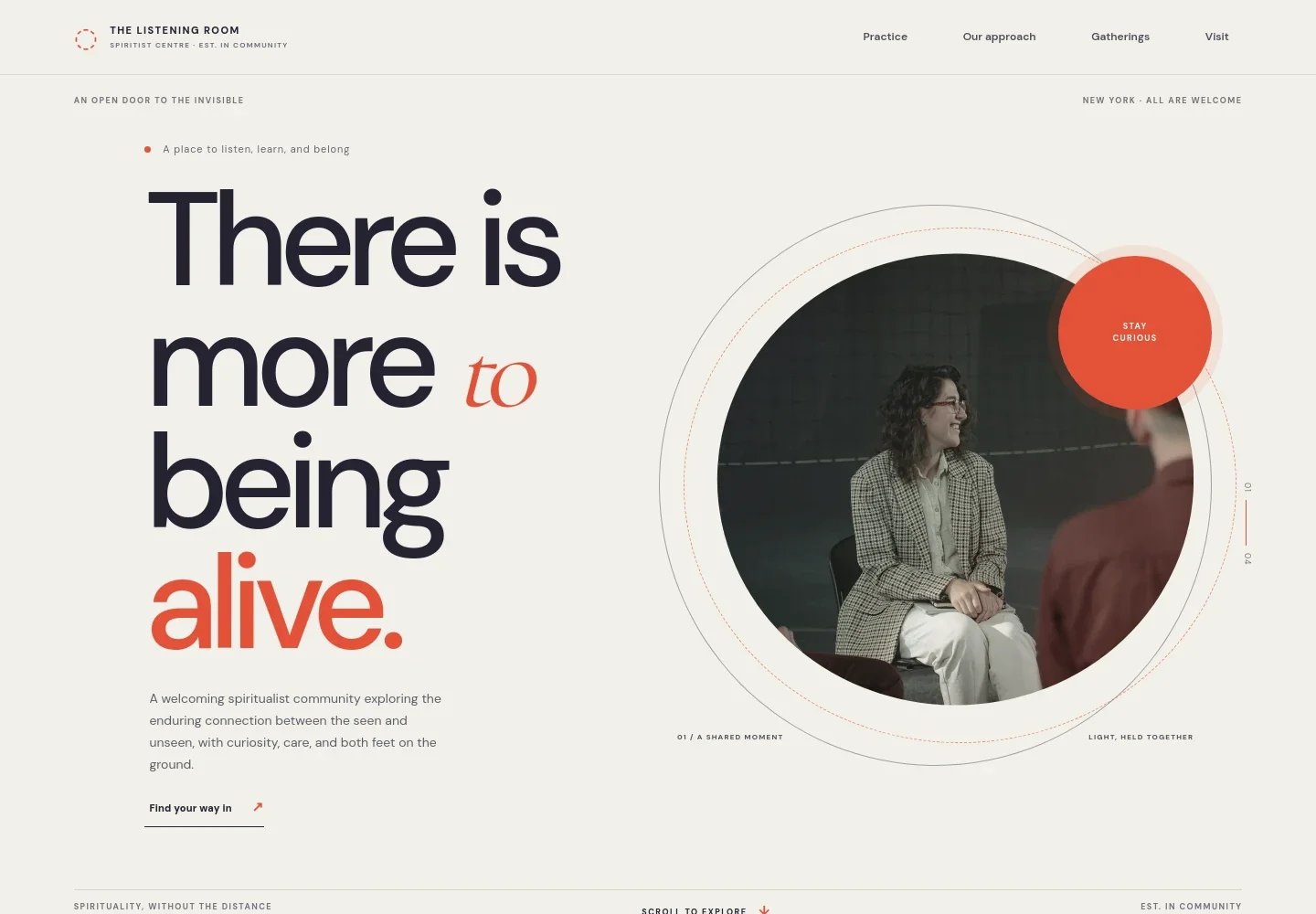 Spiritist Center Website Template