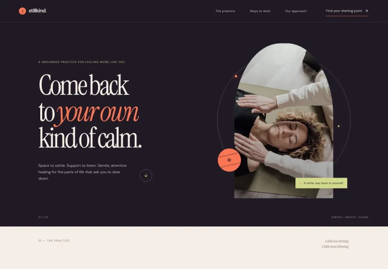 Spiritual Healing Website Template