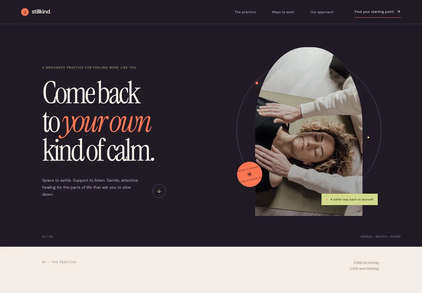 Spiritual Healing Website Template