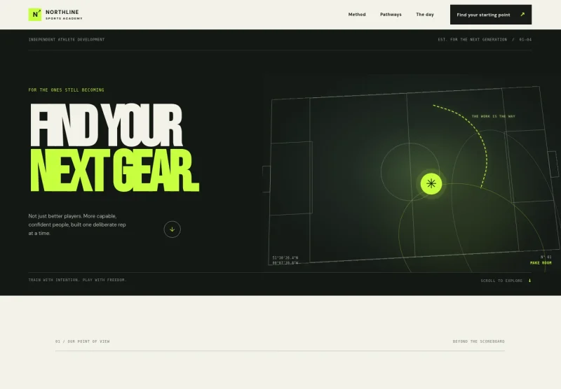 Sports Academy Website Template