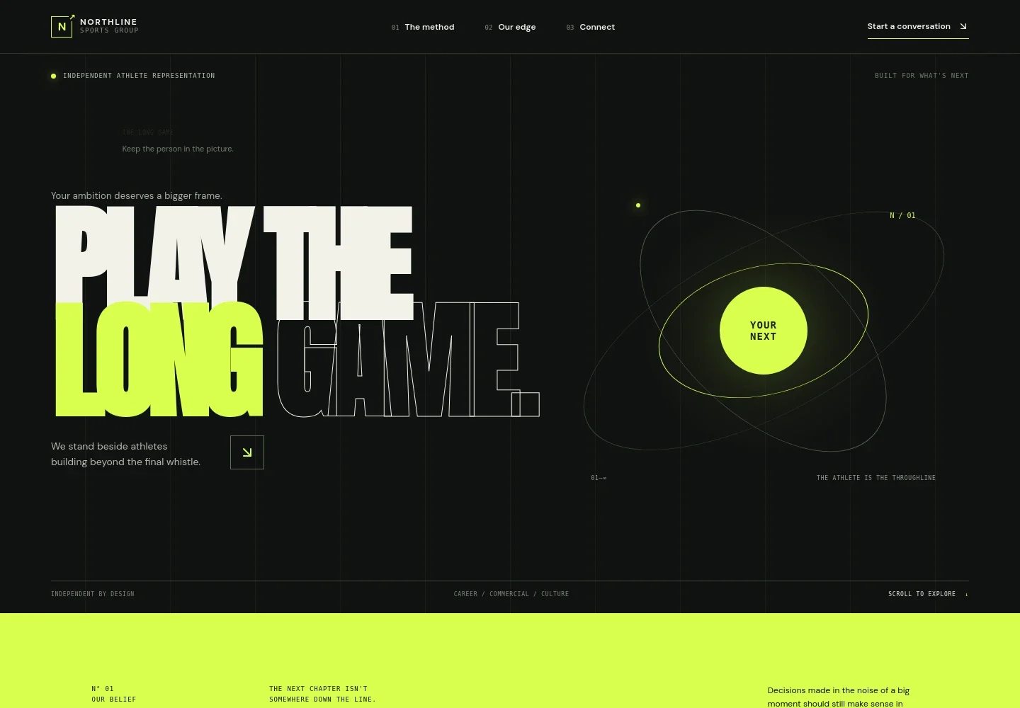 Sports Agency Website Template