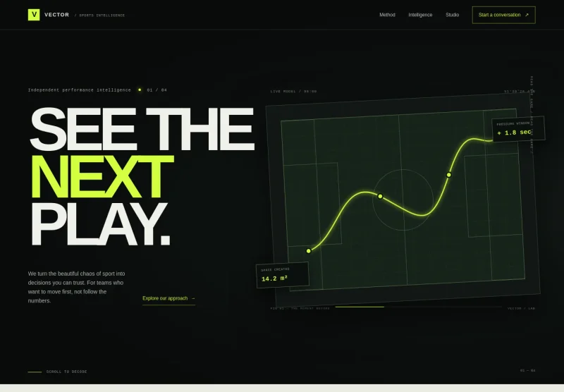 Sports Analytics Website Template