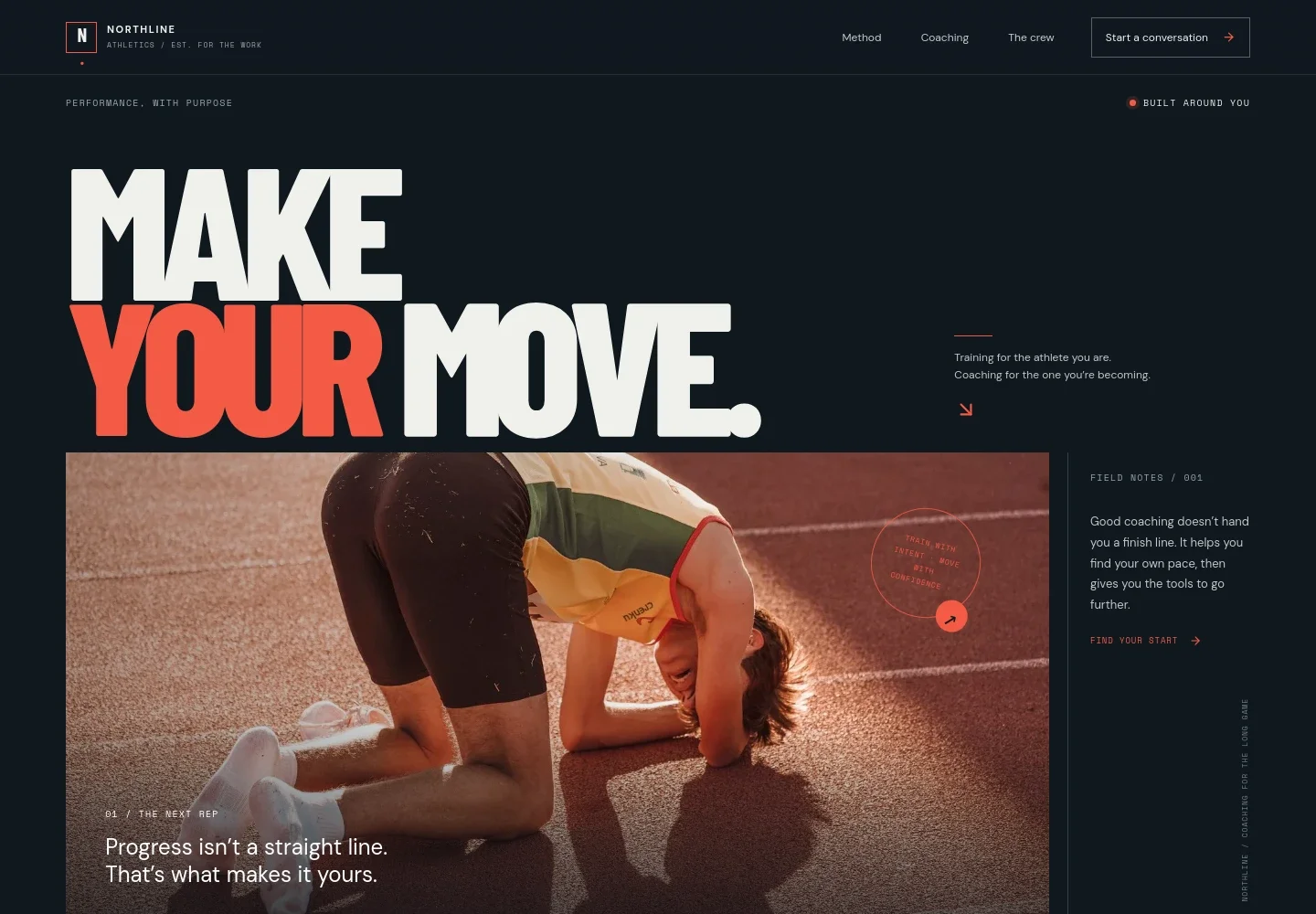 Sports Coaching Website Template