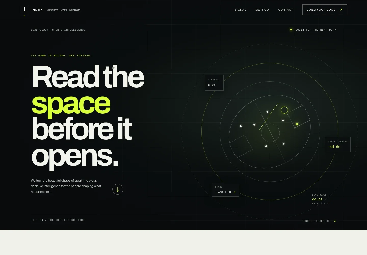 Sports Data Website Template