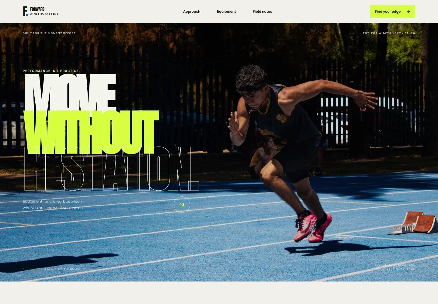 Sports Equipment Website Template