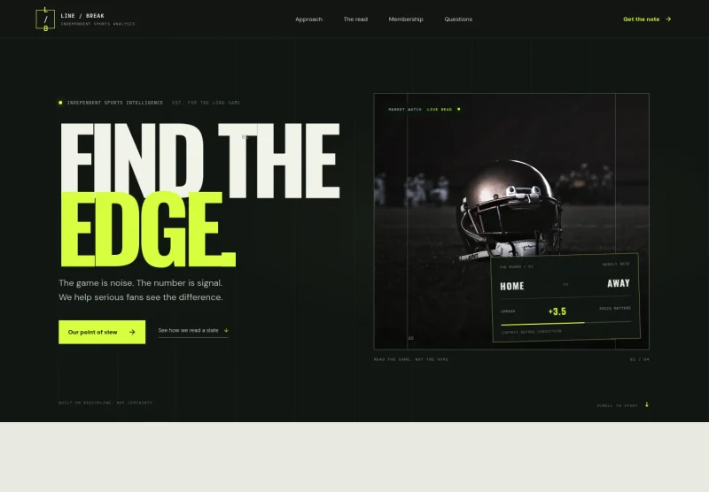 Sports Handicapper Website Template
