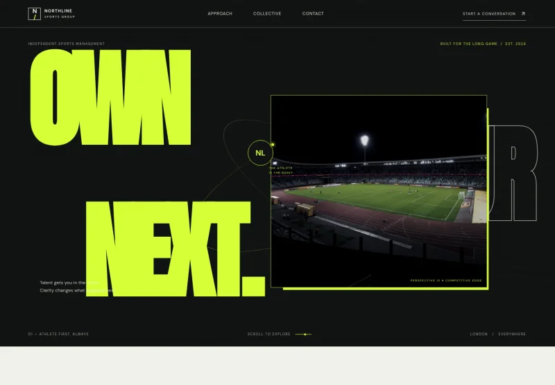 Sports Management Website Template
