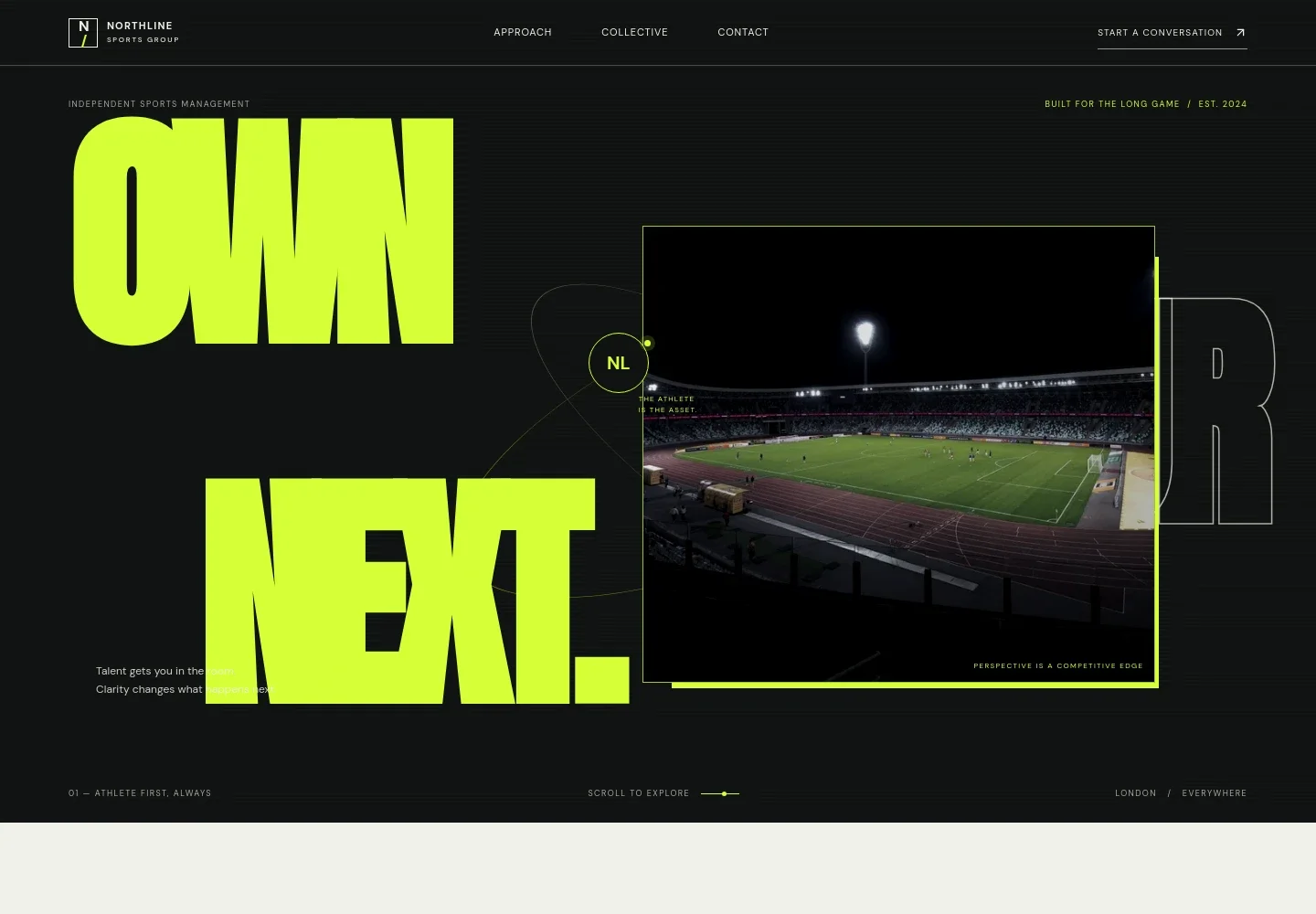 Sports Management Website Template