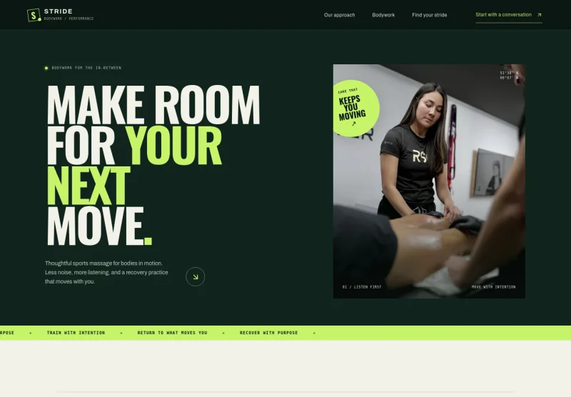 Sports Massage Website Template