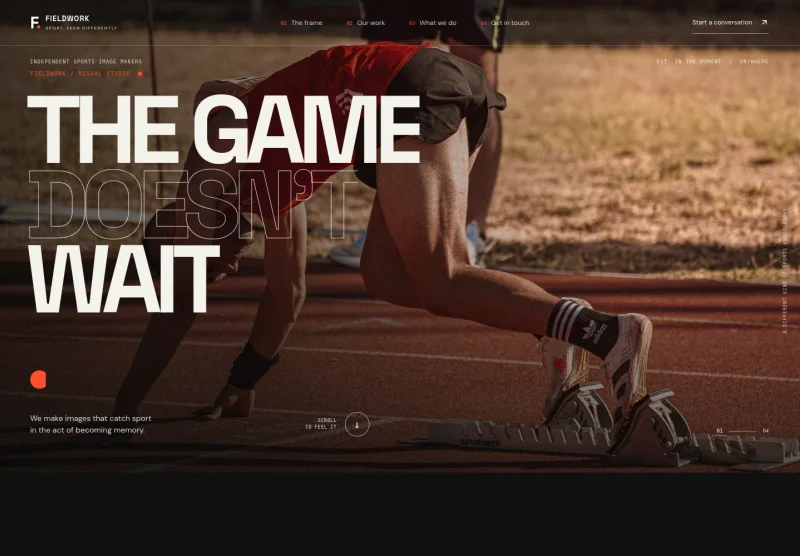 Sports Photography Website Template