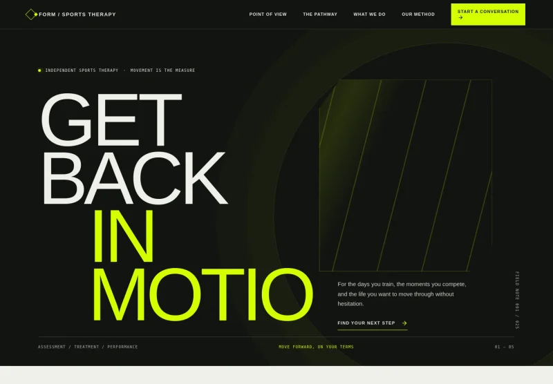 Sports Therapy Website Template