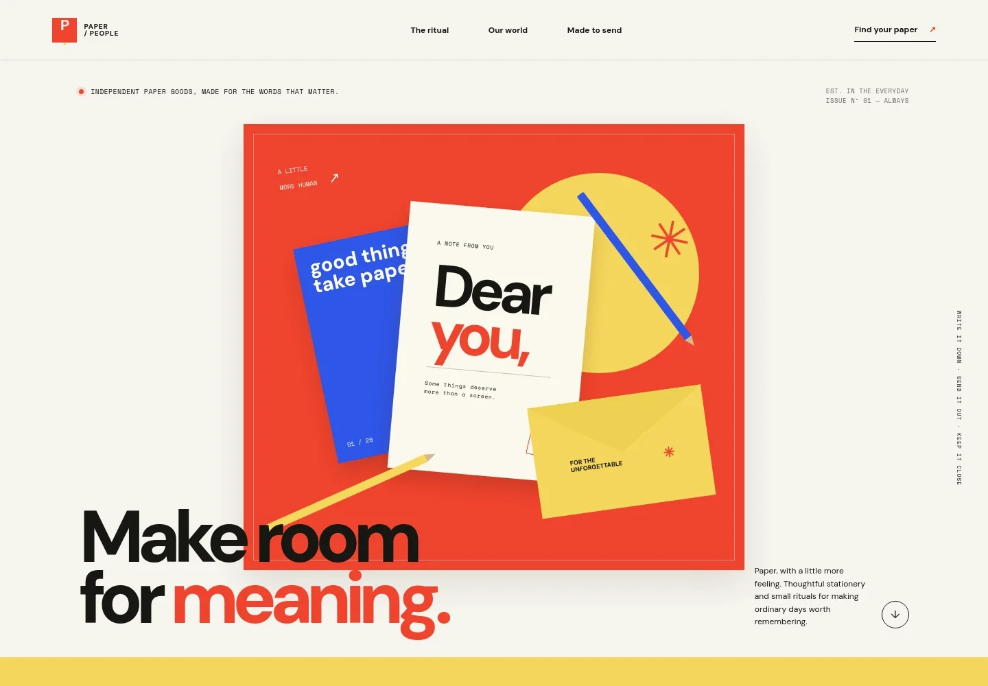 Stationery Website Template