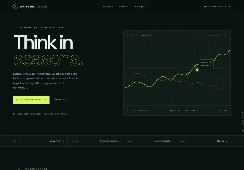 Stock Advisory Website Template