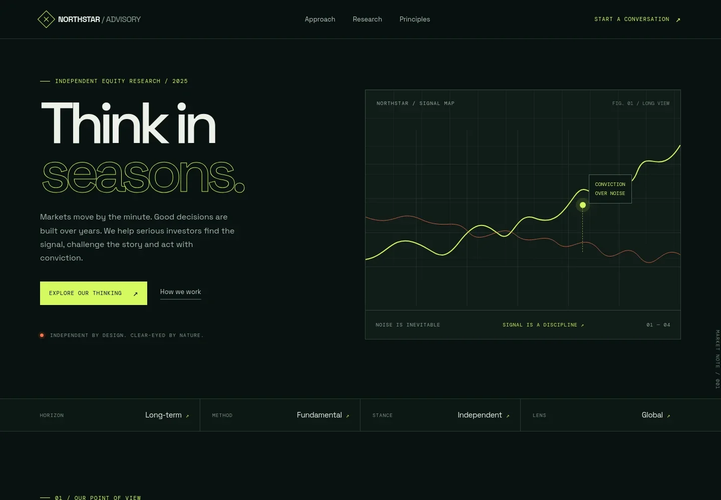 Stock Advisory Website Template