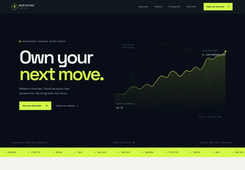 Stock Broker Website Template