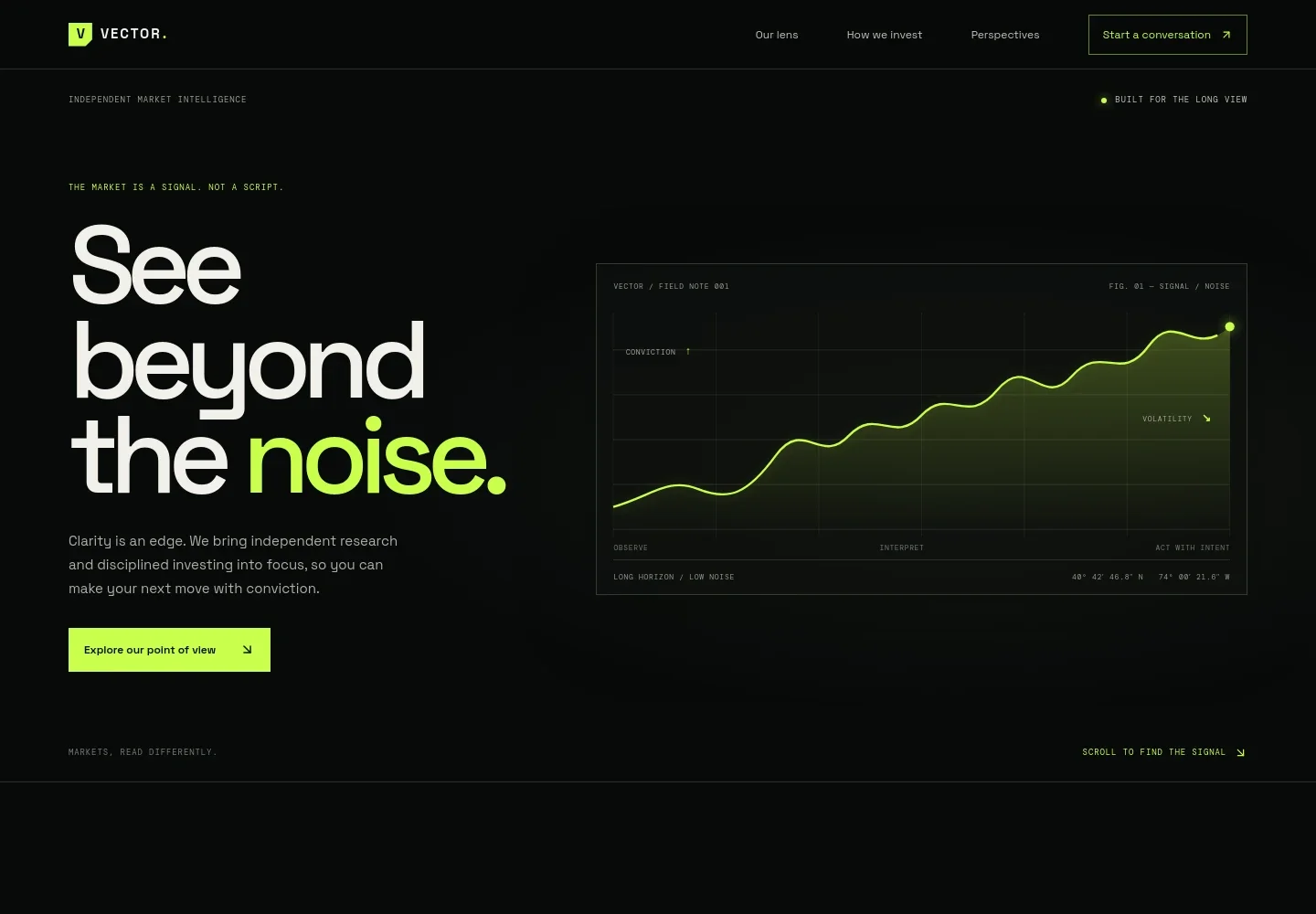 Stock Market Website Template