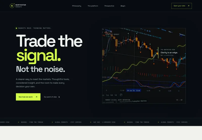 Stock Trading Website Template