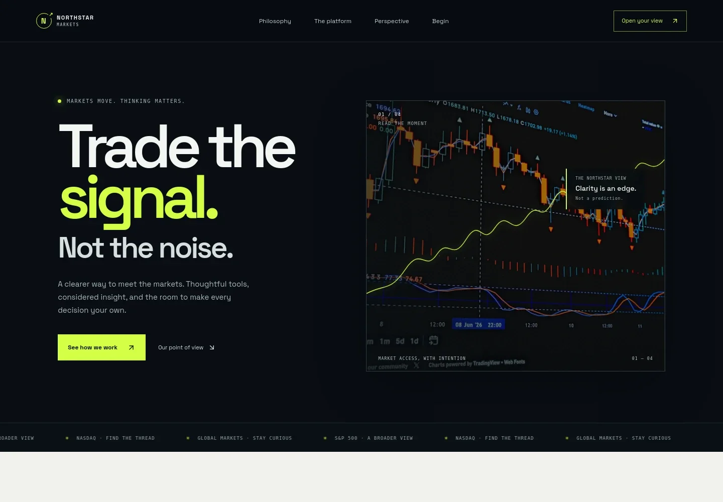 Stock Trading Website Template