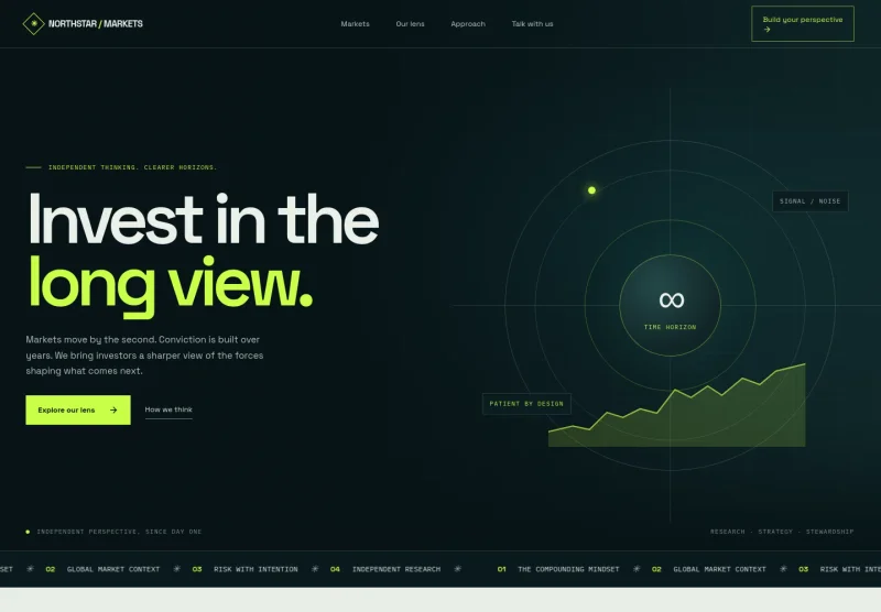 Stocks Website Template