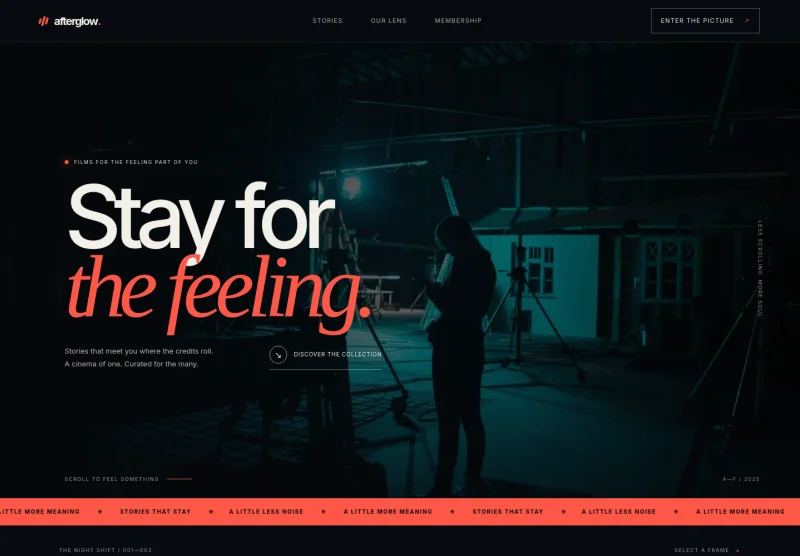 Streaming Service Website Template