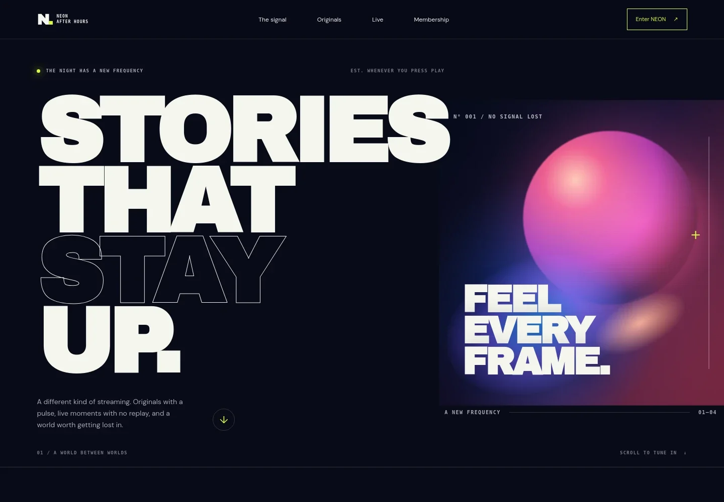 Streaming Website Template