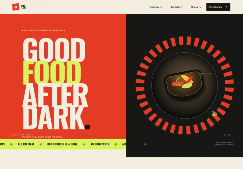 Street Food Website Template