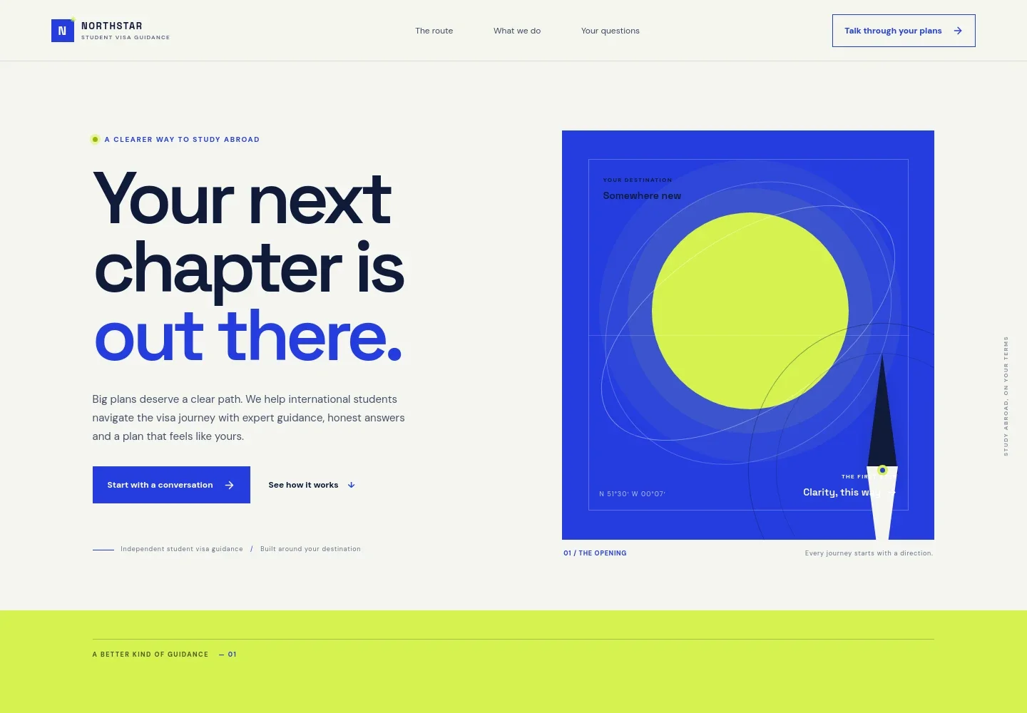 Student Visa Website Template