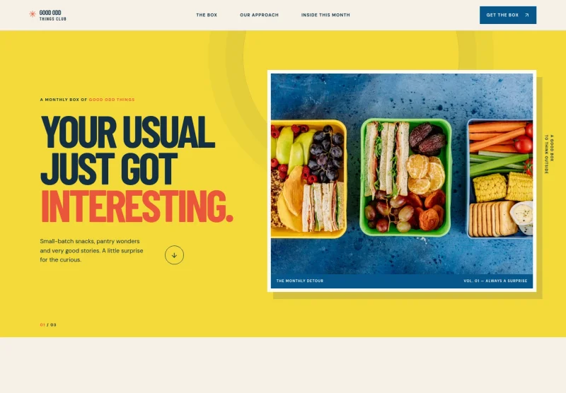 Subscription Box Website Template