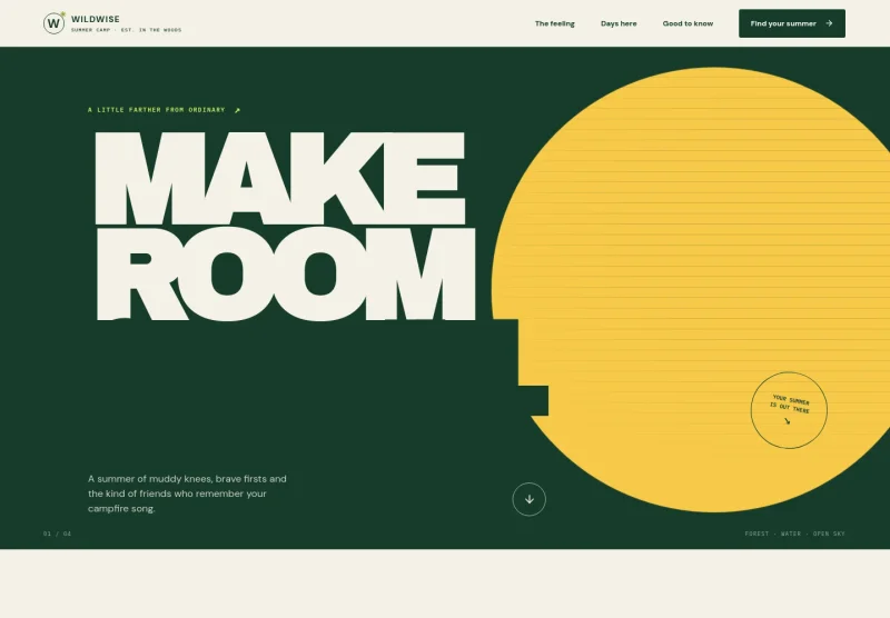 Summer Camp Website Template