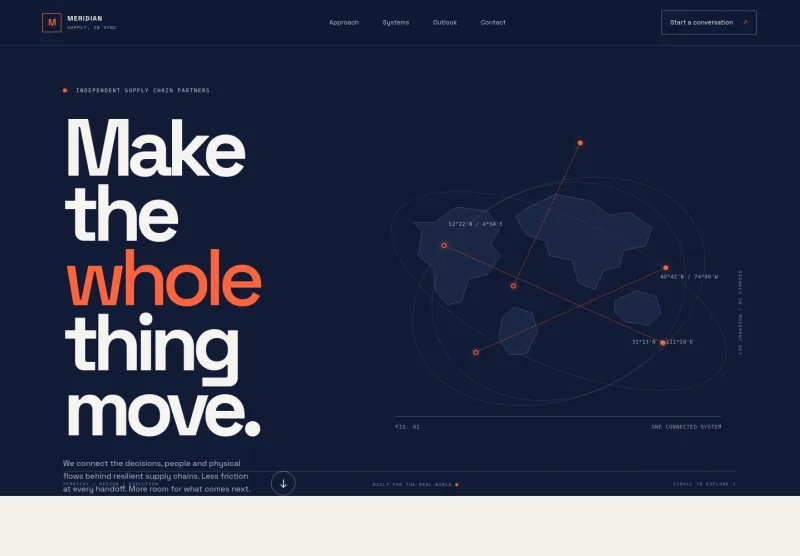 Supply Chain Website Template