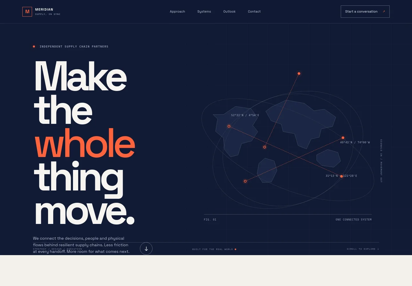 Supply Chain Website Template