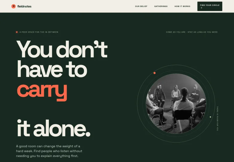 Support Group Website Template