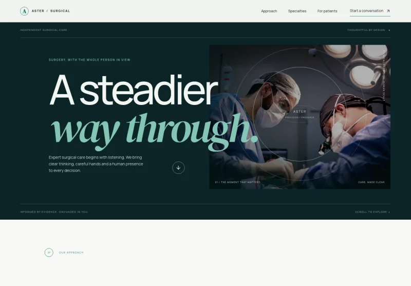 Surgery Website Template