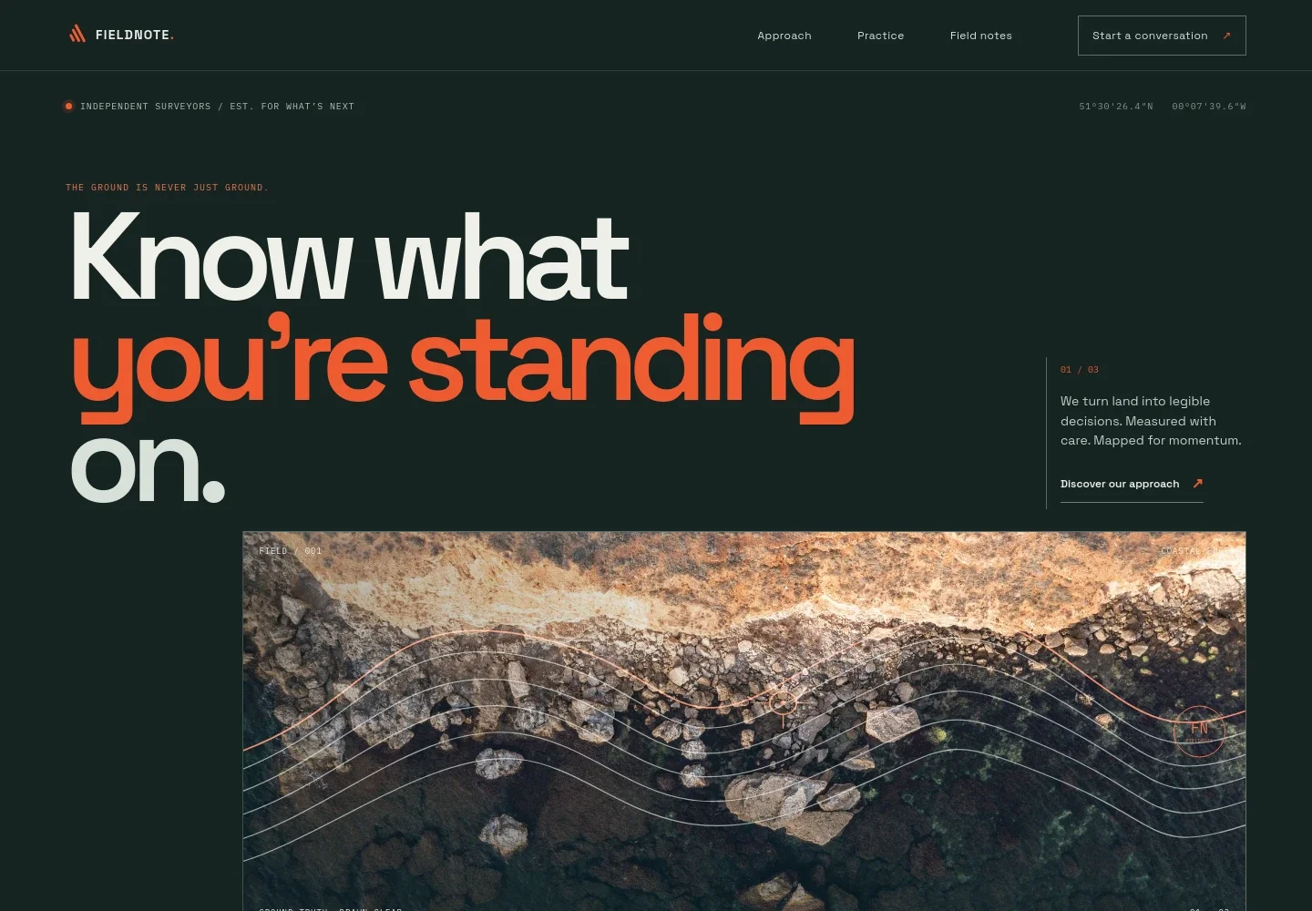 Surveyor Website Template